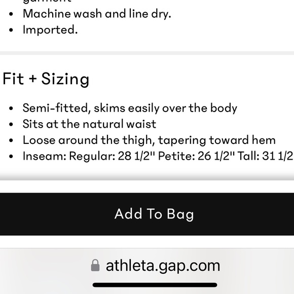 Athleta NWOT Endless Cargo Pant - Picture 8 of 16